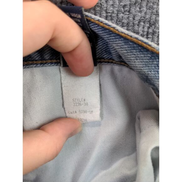 American Eagle Mens Jeans Size 31x30 Blue Denim 100% Cotton Logo - Picture 12 of 13